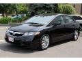 Crystal Black Pearl - Civic EX-L Sedan Photo No. 7