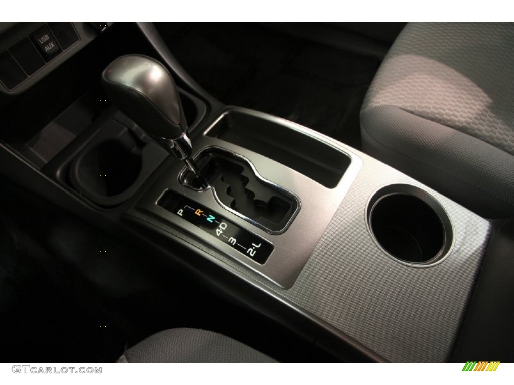 2012 Tacoma V6 SR5 Double Cab 4x4 - Black / Graphite photo #10