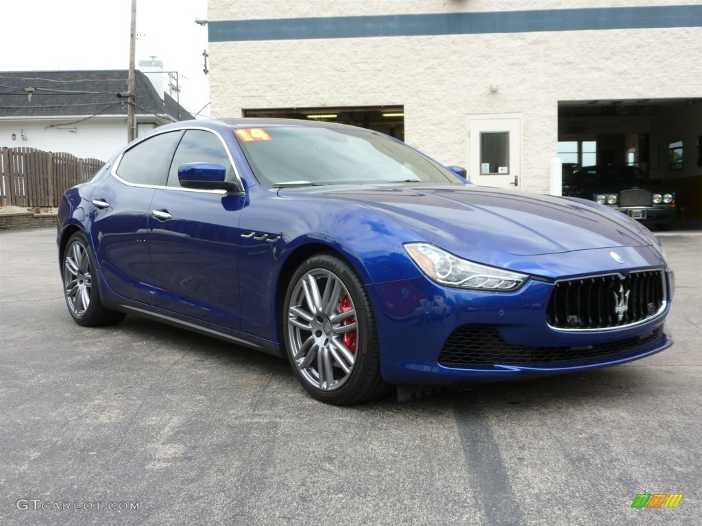 2014 Ghibli S Q4 - Blu Emozione (Blue) / Nero photo #7