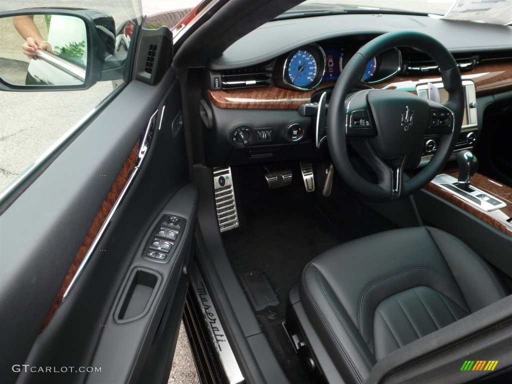 Nero Interior 2014 Maserati Quattroporte S Q4 AWD Photo #96247443