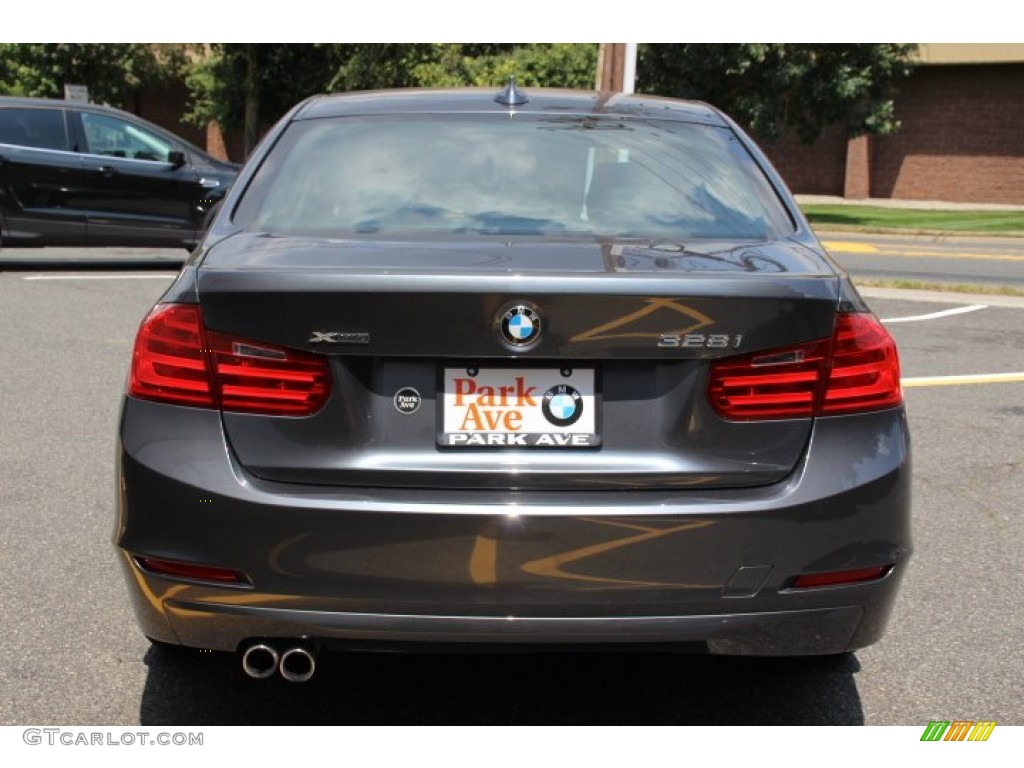 2014 3 Series 328i xDrive Sedan - Mineral Grey Metallic / Black photo #4