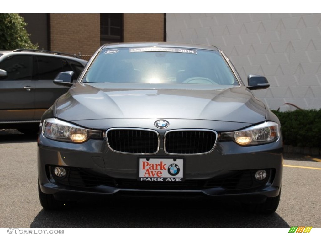 2014 3 Series 328i xDrive Sedan - Mineral Grey Metallic / Black photo #7