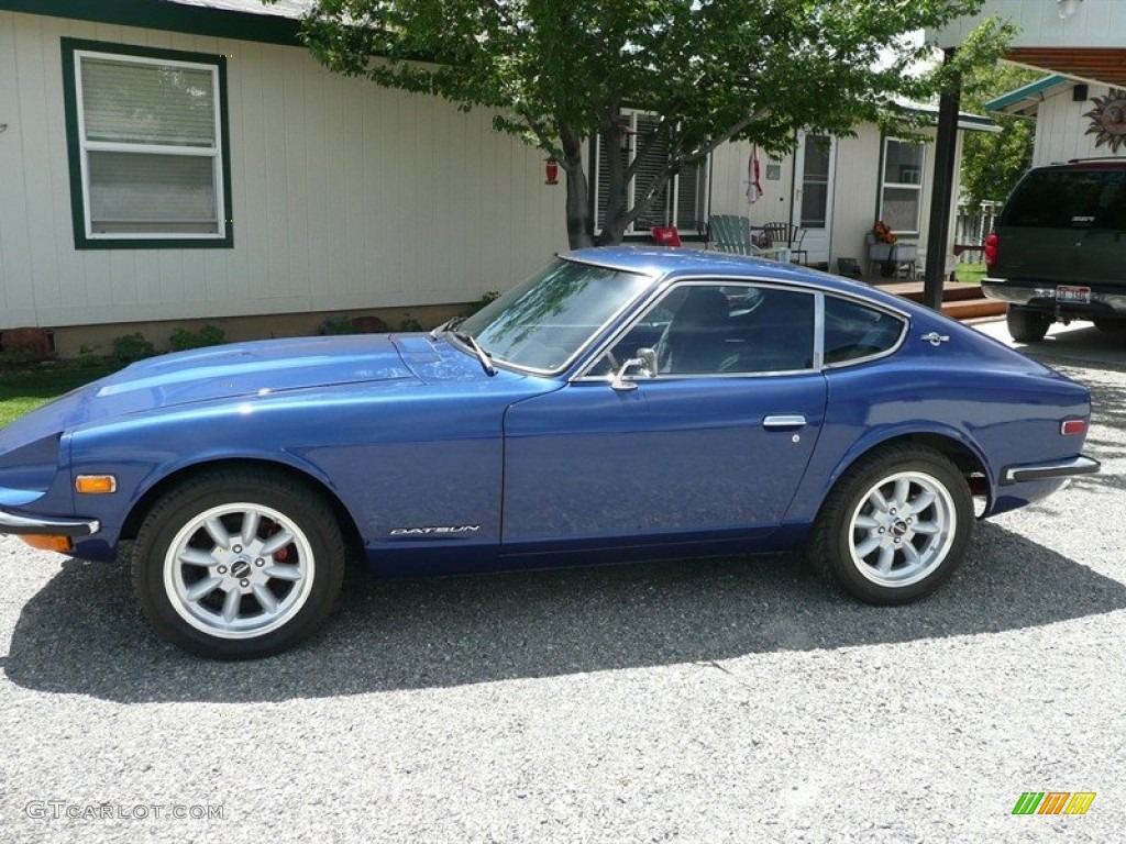 Blue Metallic 1971 Datsun 240Z Standard 240Z Model Exterior Photo #96249744