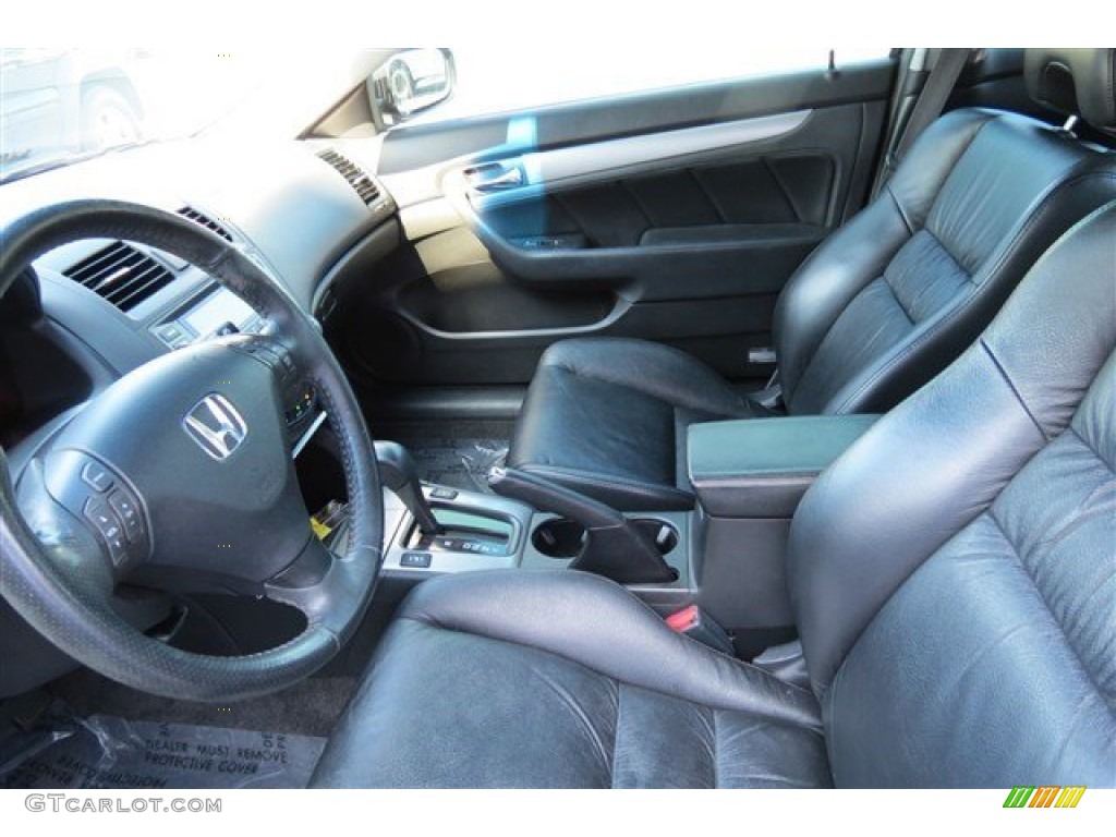 2007 Accord EX-L Coupe - Sapphire Blue Pearl / Ivory photo #11