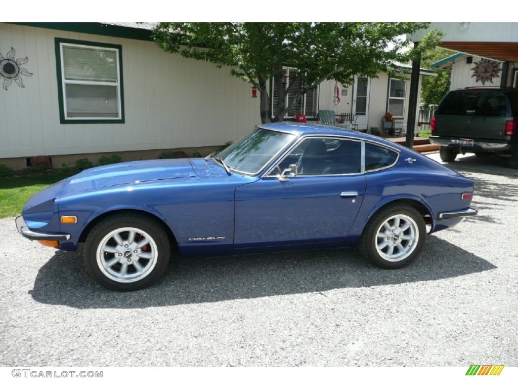 Blue Metallic 1971 Datsun 240Z Standard 240Z Model Exterior Photo #96249768