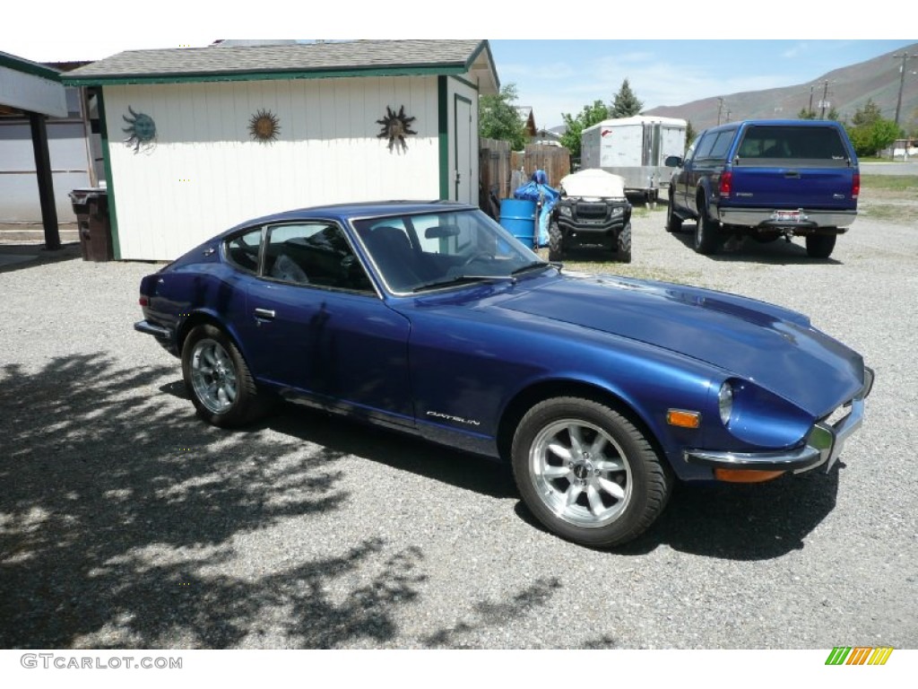 Blue Metallic 1971 Datsun 240Z Standard 240Z Model Exterior Photo #96249828