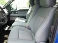 Steel Grey 2014 Ford F150 XLT SuperCab 4x4 Interior Color