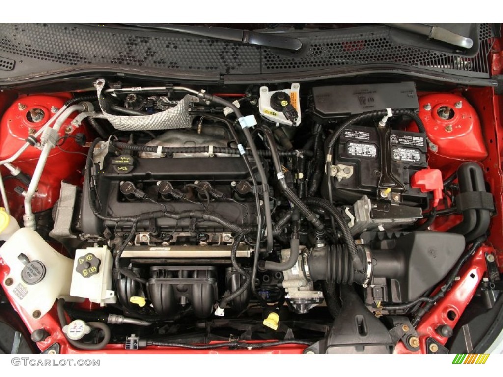 2008 Focus SES Sedan - Vermillion Red / Medium Stone photo #16
