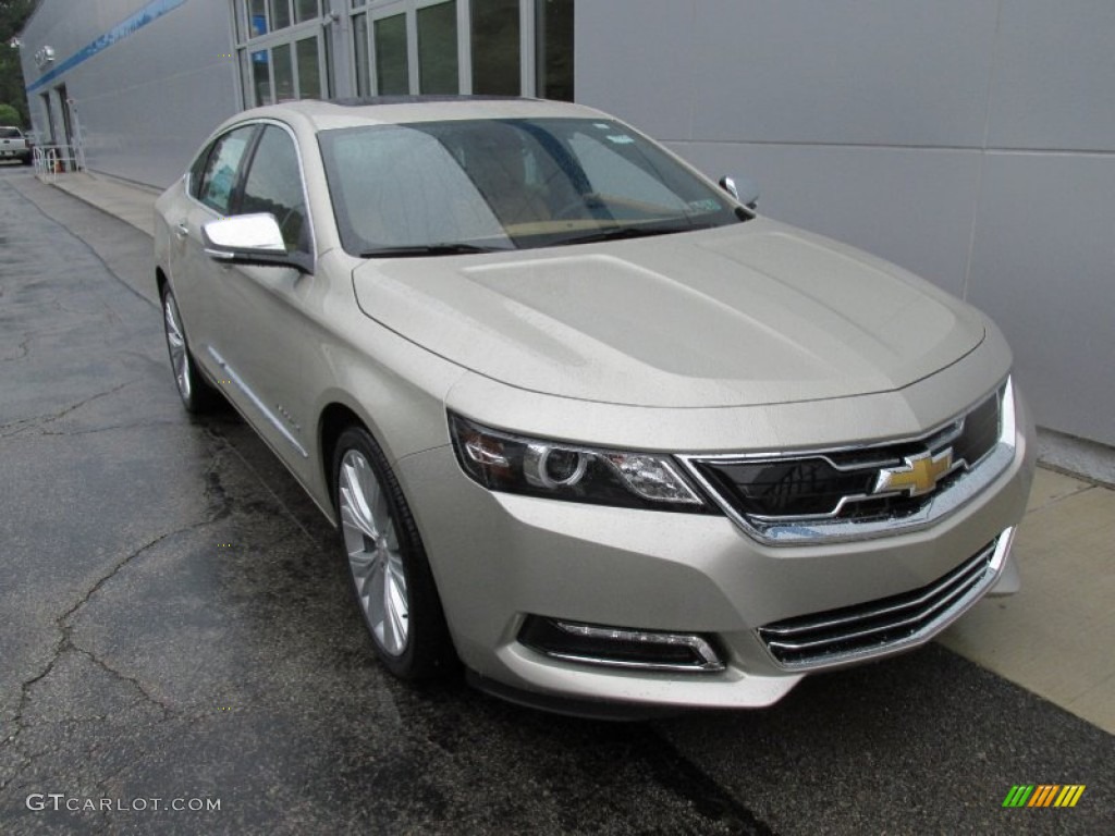 Champagne Silver Metallic 2015 Chevrolet Impala LTZ Exterior Photo #96251776