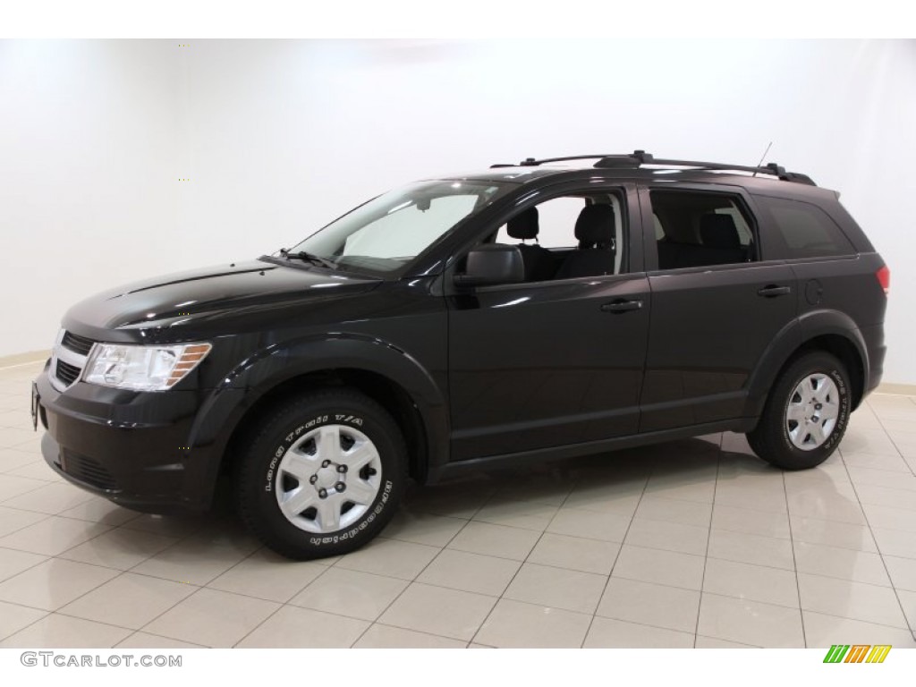 Brilliant Black Crystal Pearl 2010 Dodge Journey SE Exterior Photo #96251799
