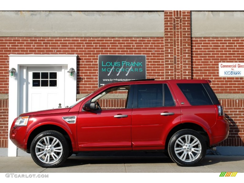 Rimini Red Metallic Land Rover LR2