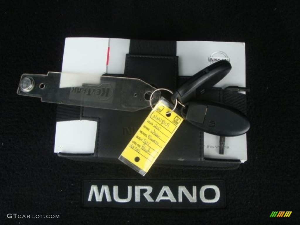 2011 Murano SL AWD - Super Black / Black photo #26