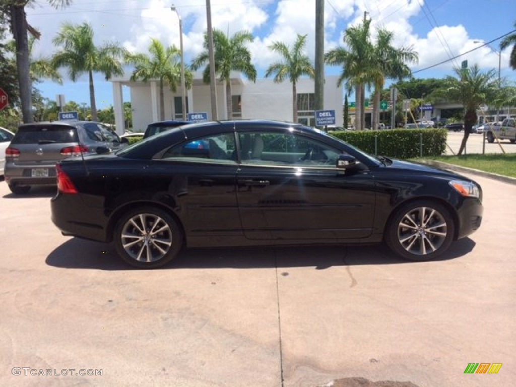 2011 C70 T5 - Black / Soverign Hide Calcite Leather/Umbra Brown photo #6
