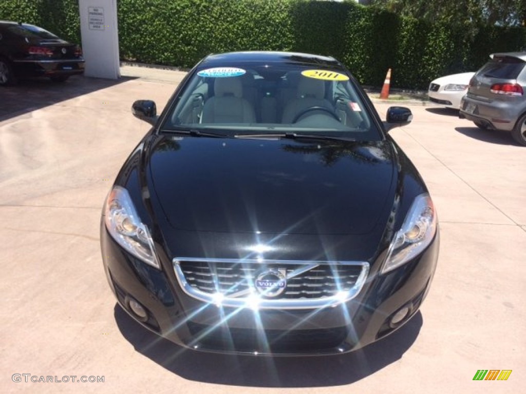 2011 C70 T5 - Black / Soverign Hide Calcite Leather/Umbra Brown photo #8