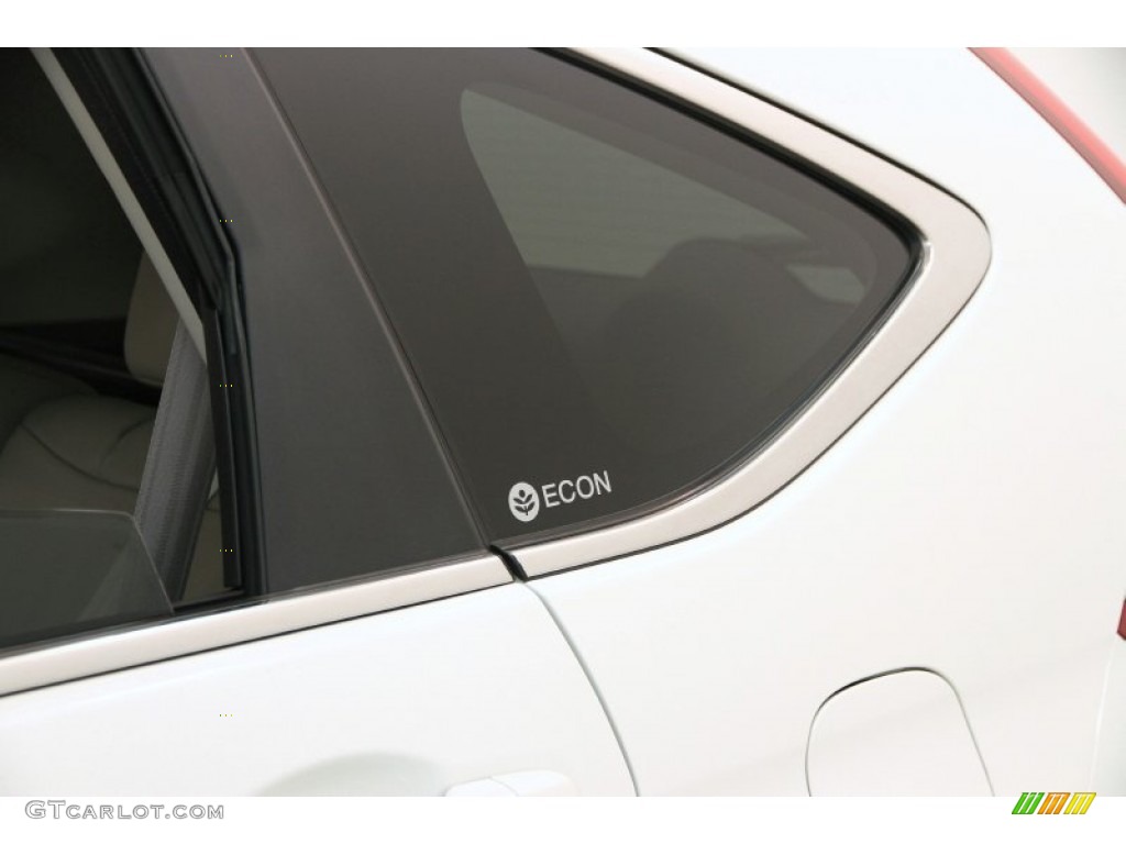 2012 CR-V EX-L 4WD - White Diamond Pearl / Gray photo #4