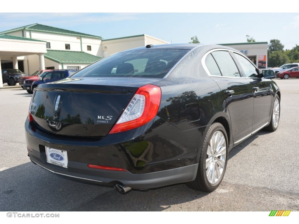 2014 MKS EcoBoost AWD - Tuxedo Black Metallic / Charcoal Black photo #3