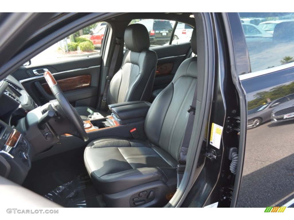 2014 MKS EcoBoost AWD - Tuxedo Black Metallic / Charcoal Black photo #17