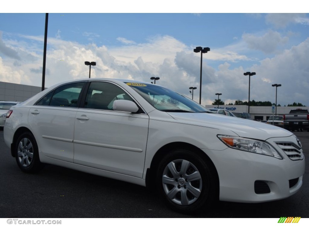 Super White Toyota Camry