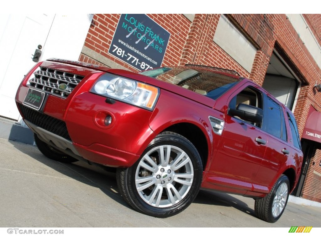 2009 LR2 HSE - Rimini Red Metallic / Almond photo #123