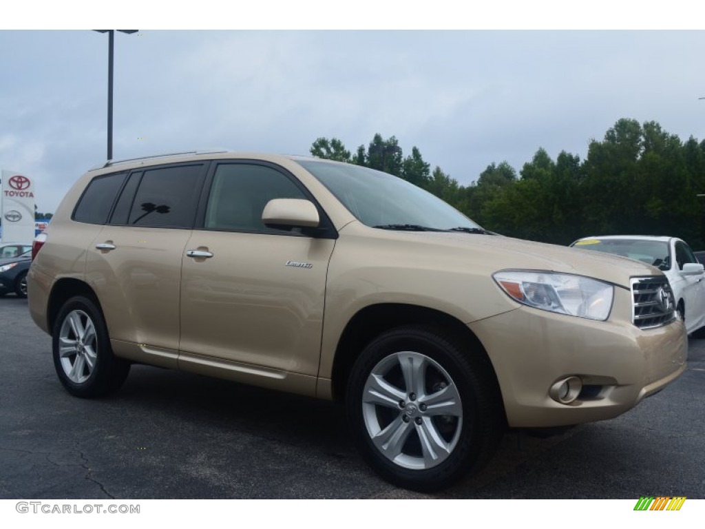 2010 Highlander Limited - Sandy Beach Metallic / Sand Beige photo #1