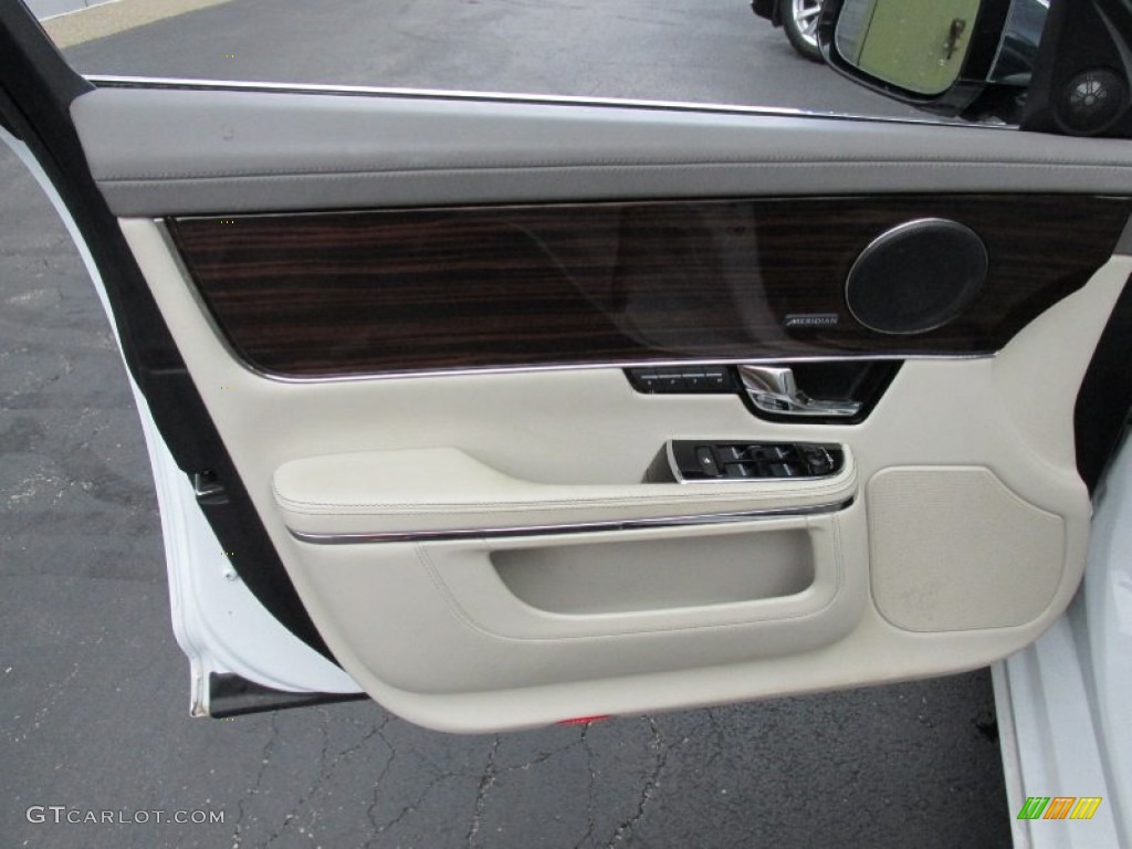 2013 Jaguar XJ XJL Portfolio AWD Ivory/Oyster Door Panel Photo #96256419