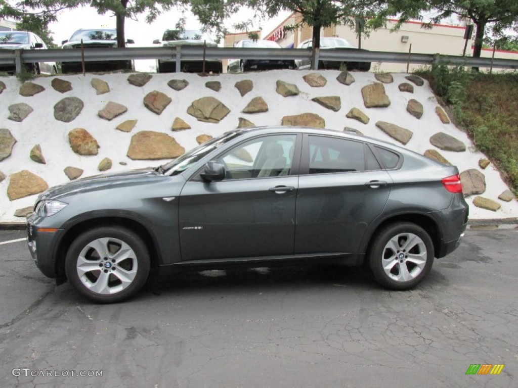 2008 X6 xDrive35i - Tasman Green Metallic / Sand Beige photo #2