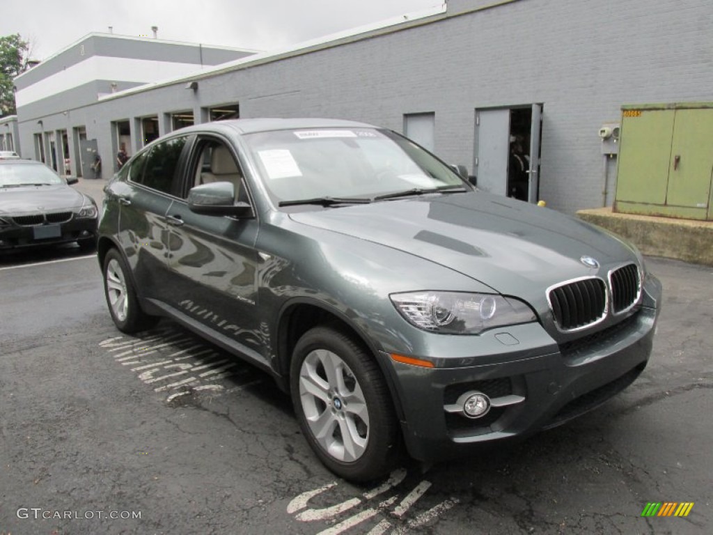 2008 X6 xDrive35i - Tasman Green Metallic / Sand Beige photo #7