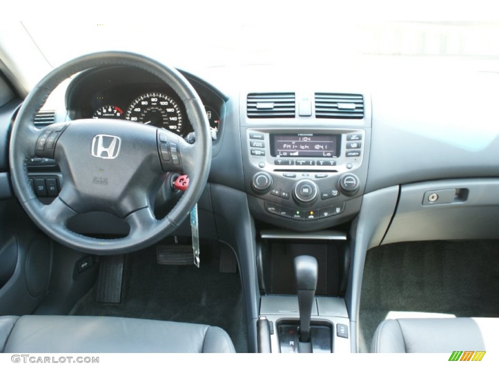 2007 Accord EX-L V6 Sedan - Moroccan Red Pearl / Gray photo #24