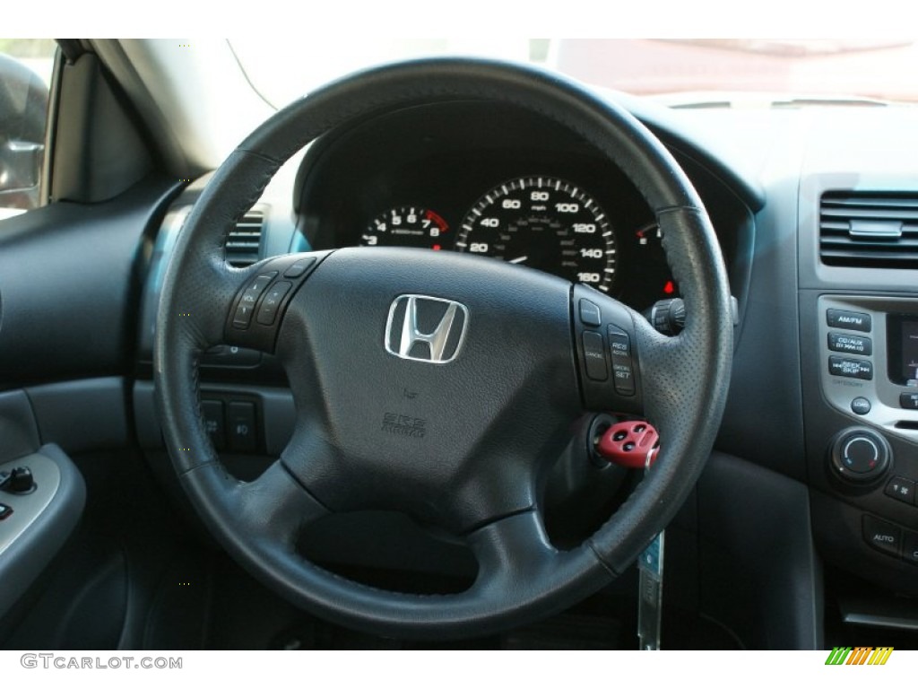 2007 Accord EX-L V6 Sedan - Moroccan Red Pearl / Gray photo #27
