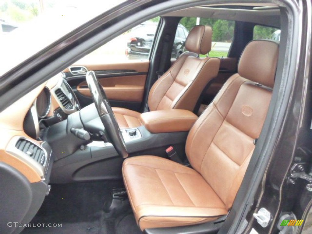 2011 Grand Cherokee Overland 4x4 - Rugged Brown Pearl / New Saddle/Black photo #10