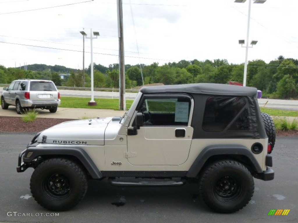 2006 Wrangler Rubicon 4x4 - Stone White / Dark Slate Gray photo #5