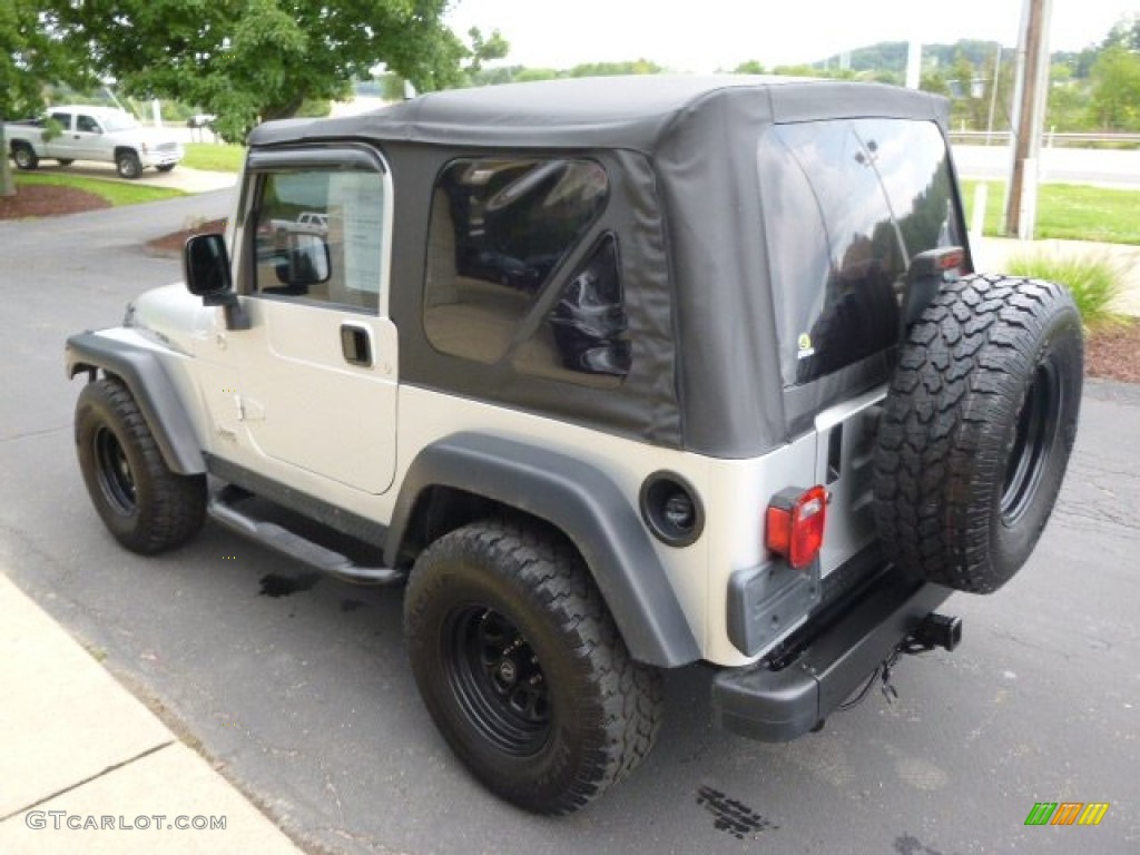 2006 Wrangler Rubicon 4x4 - Stone White / Dark Slate Gray photo #6
