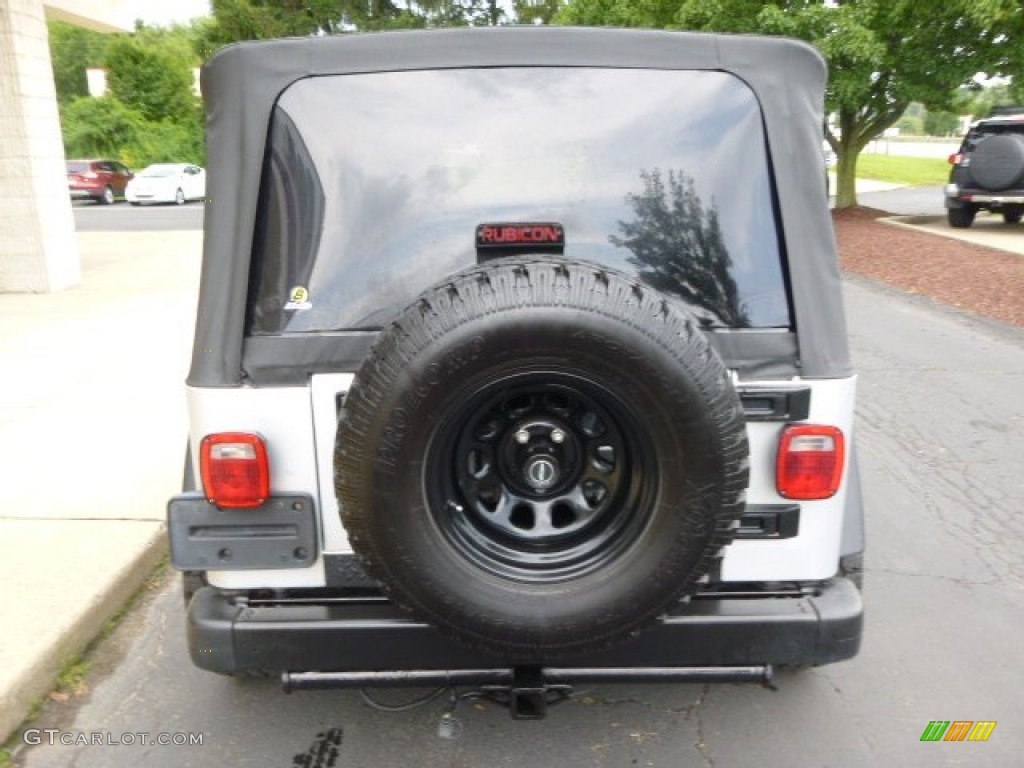 2006 Wrangler Rubicon 4x4 - Stone White / Dark Slate Gray photo #7