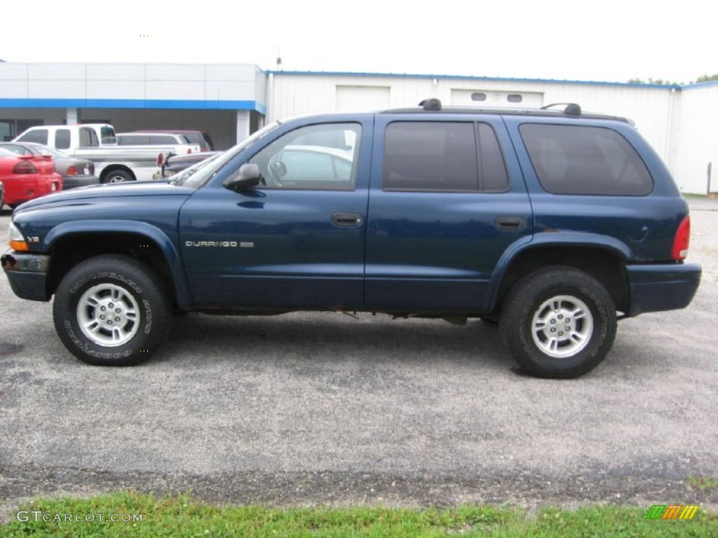 1999 Durango SLT 4x4 - Patriot Blue Pearlcoat / Mist Gray photo #2