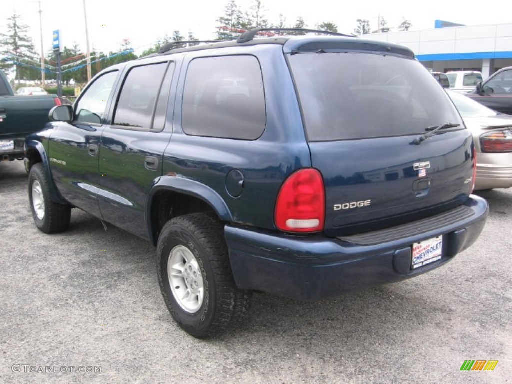 1999 Durango SLT 4x4 - Patriot Blue Pearlcoat / Mist Gray photo #3