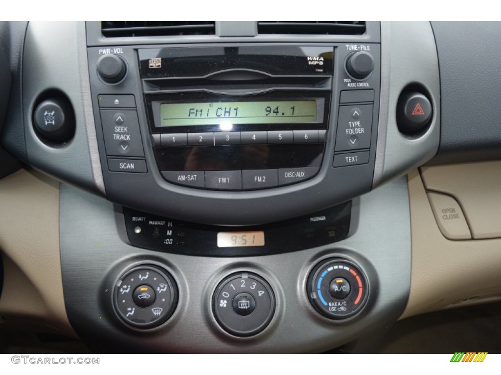 2011 RAV4 I4 4WD - Black Forest Metallic / Sand Beige photo #19