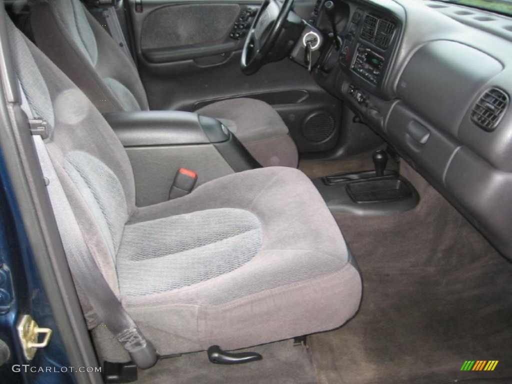 1999 Durango SLT 4x4 - Patriot Blue Pearlcoat / Mist Gray photo #8