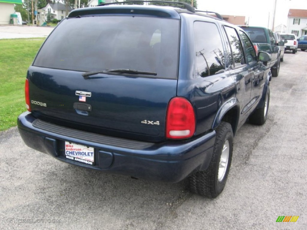 1999 Durango SLT 4x4 - Patriot Blue Pearlcoat / Mist Gray photo #17