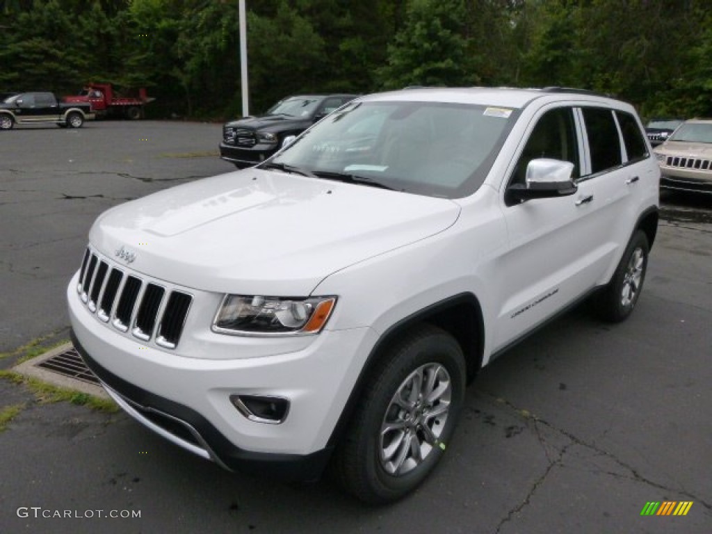 Bright White 2015 Jeep Grand Cherokee Limited 4x4 Exterior Photo #96261988