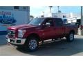2015 Ruby Red Ford F250 Super Duty King Ranch Crew Cab 4x4  photo #3