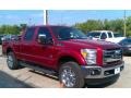 2015 Ruby Red Ford F250 Super Duty King Ranch Crew Cab 4x4  photo #4