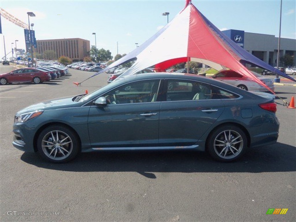 Nouveau Blue 2015 Hyundai Sonata Sport 2.0T Exterior Photo #96262731