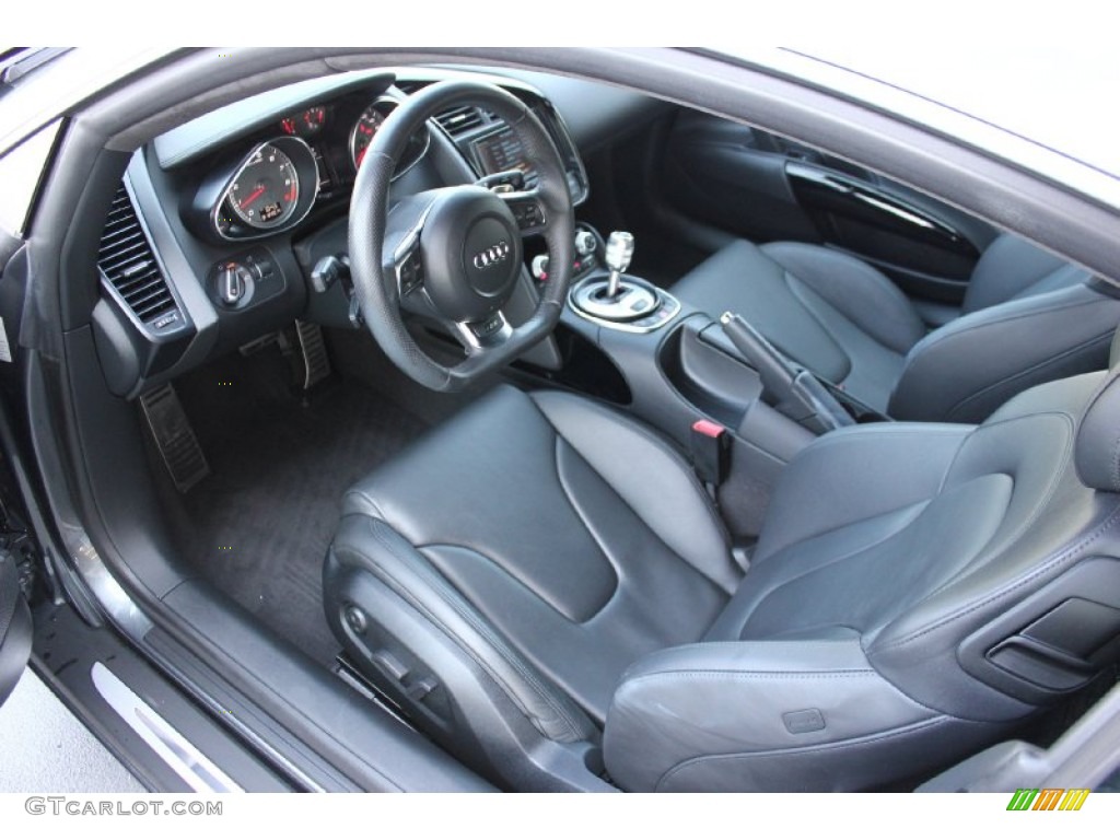 Black Interior 2012 Audi R8 4.2 FSI quattro Photo #96263670