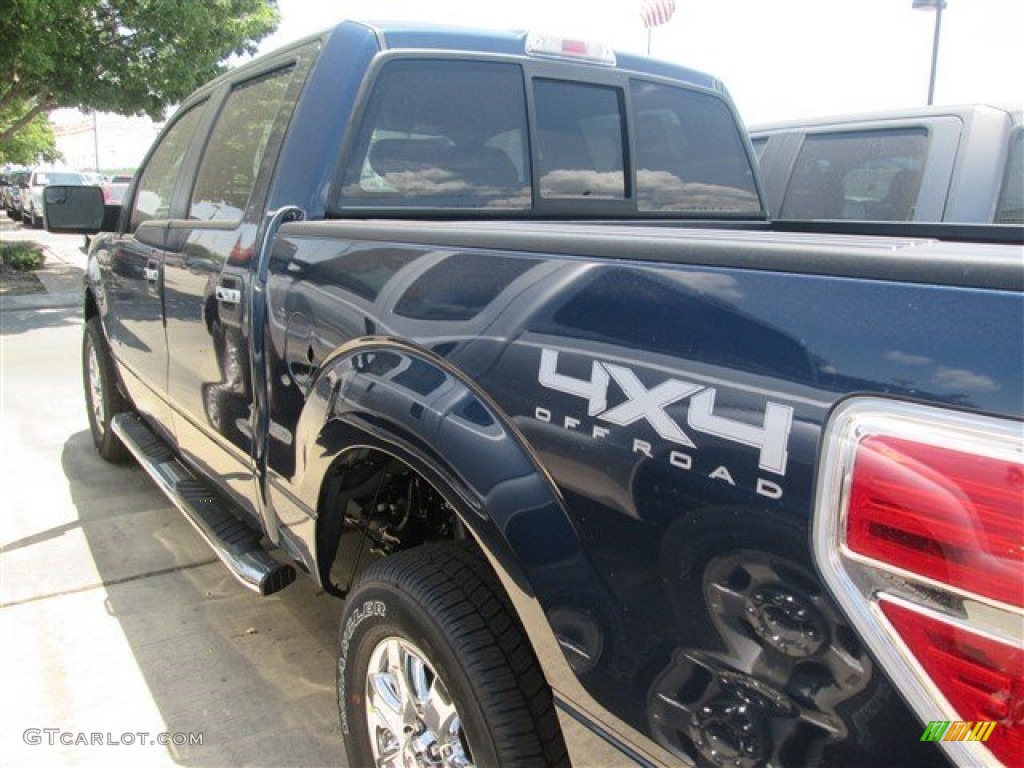 2014 F150 XLT SuperCrew 4x4 - Blue Jeans / Steel Grey photo #2