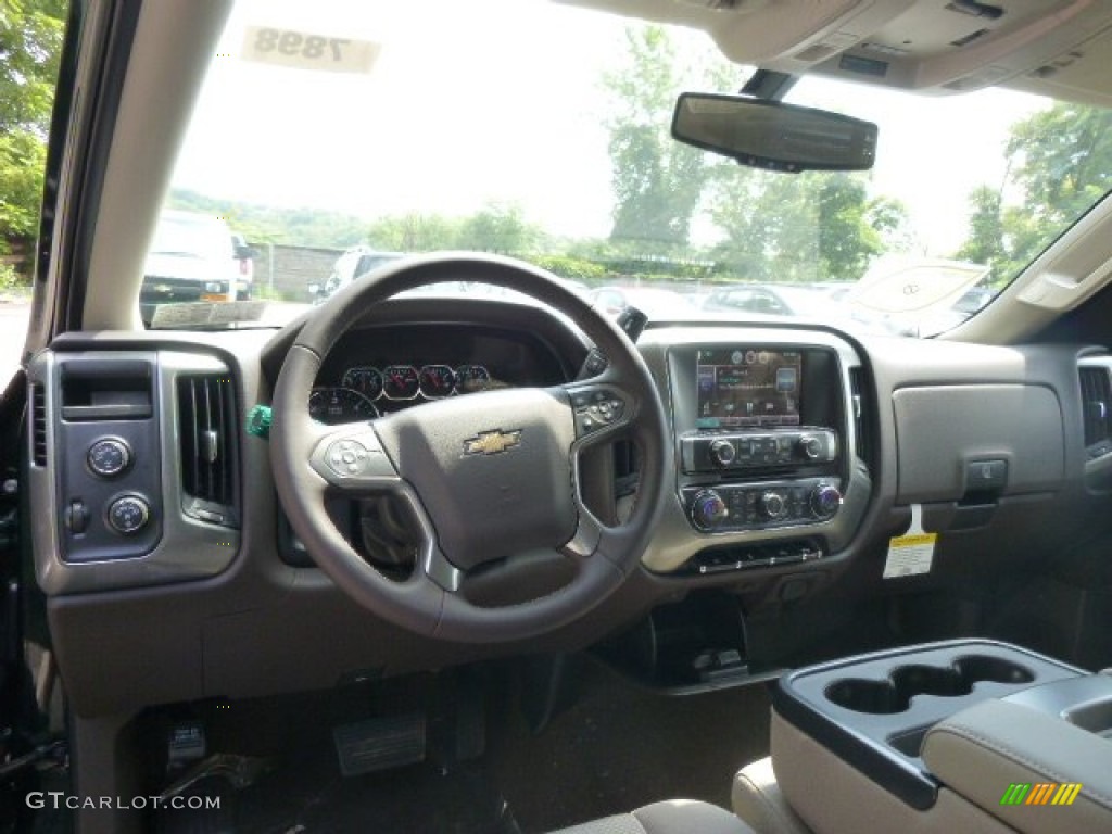 2014 Silverado 1500 LT Crew Cab 4x4 - Rainforest Green Metallic / Cocoa/Dune photo #12