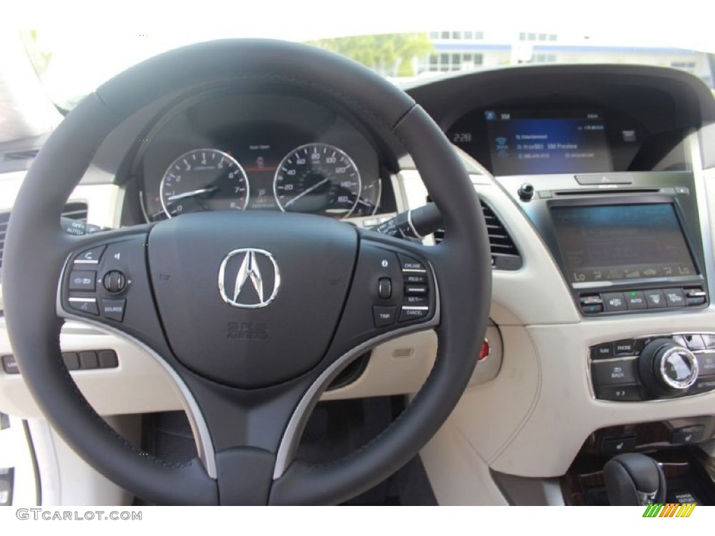 2015 Acura RLX Technology Seacoast Steering Wheel Photo #96265488