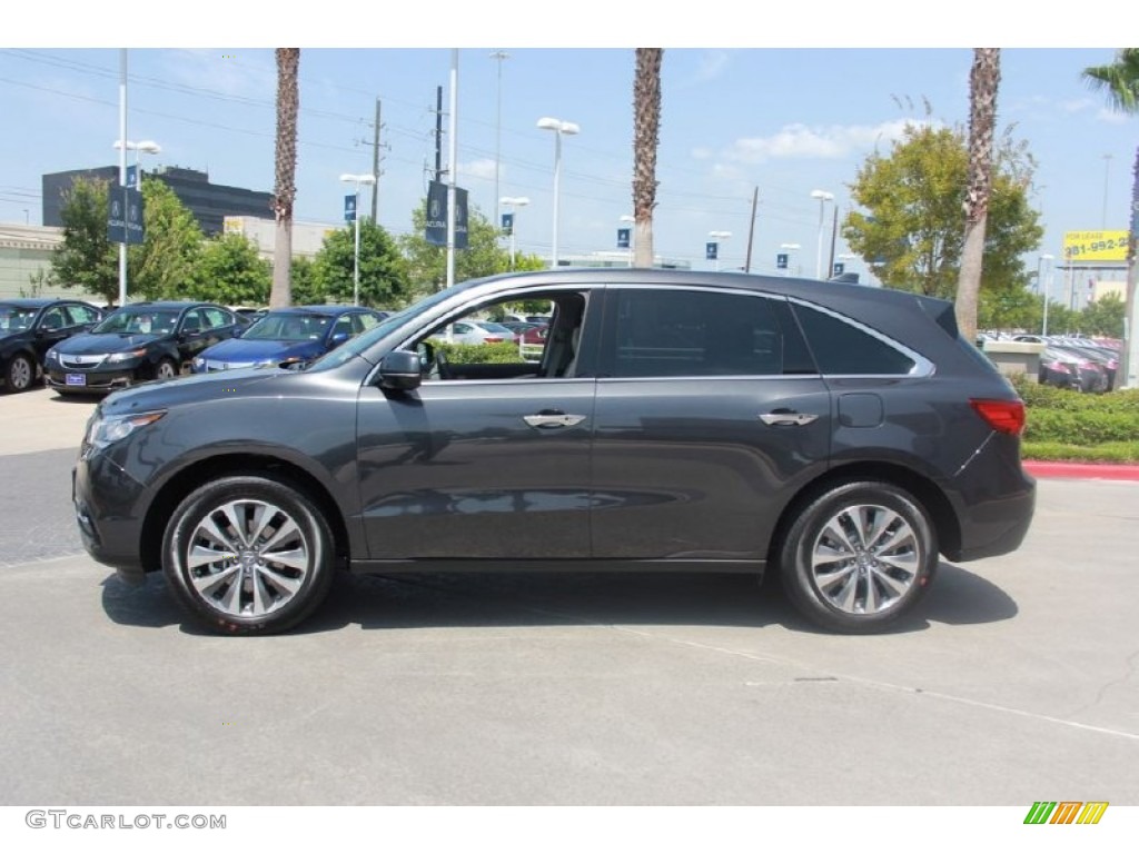 2015 MDX SH-AWD Technology - Graphite Luster Metallic / Graystone photo #4