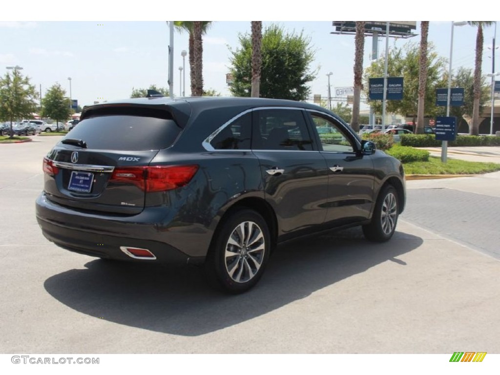 2015 MDX SH-AWD Technology - Graphite Luster Metallic / Graystone photo #7