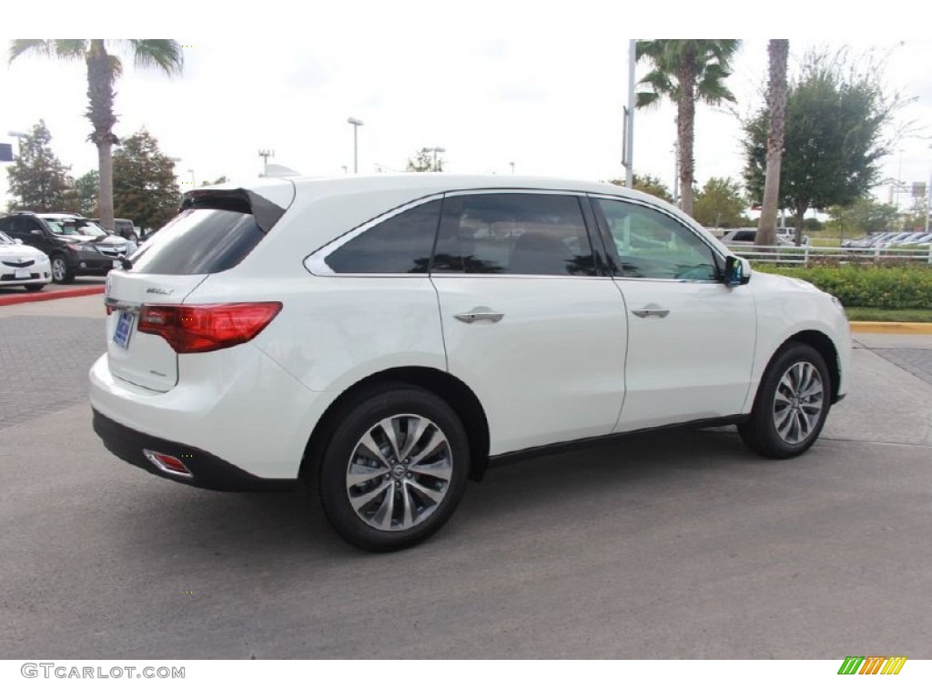 2015 MDX SH-AWD Technology - White Diamond Pearl / Graystone photo #7