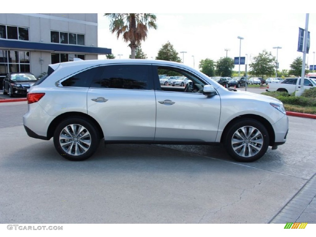 2015 MDX SH-AWD Technology - Silver Moon / Ebony photo #8